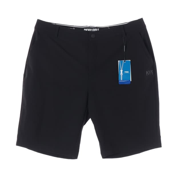 DKNY GOLF 블랙 스트레치 기능성 골프 쇼츠 XXL