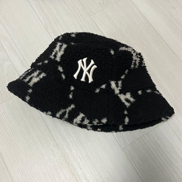 Mlb 후리스 버킷햇 뽀글이 모자