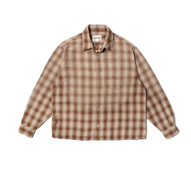 3 뤡코즈 이스트 리버 체크셔츠 브라운