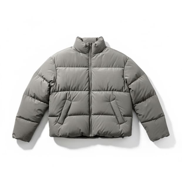 MMGL 푸퍼 다운 숏패딩 그레이 XL