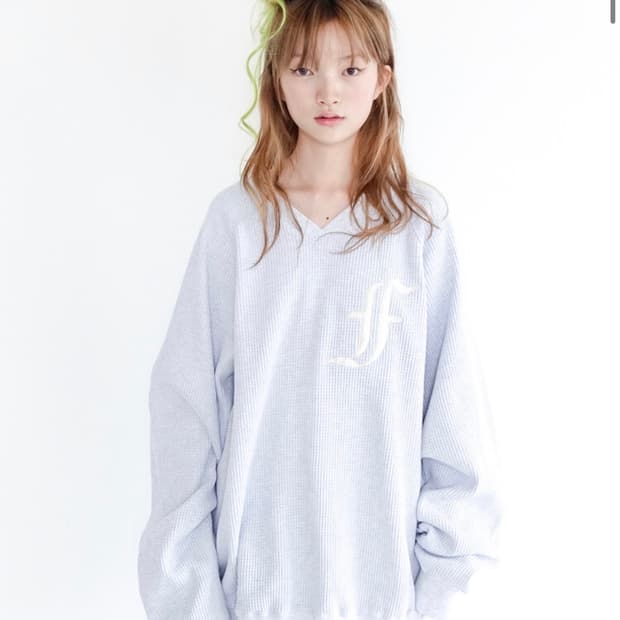 샵페어리 맨투맨 멜란지그레이