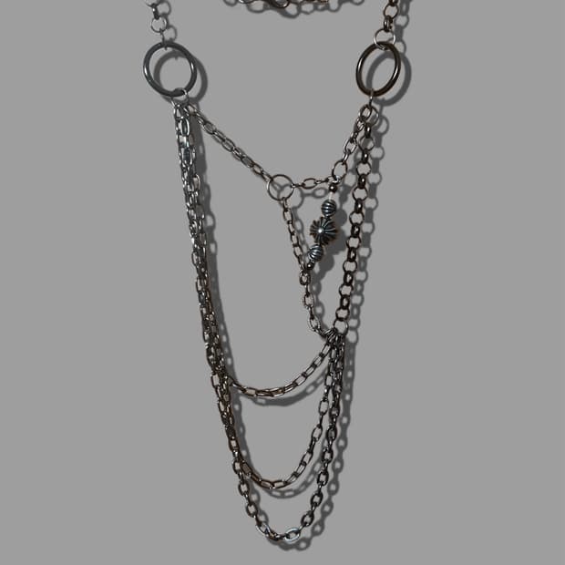 R6-19 Asymmetry Layered Necklace