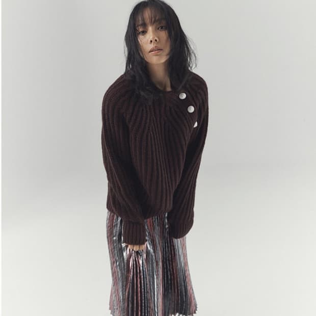 여) 쟈딕 이효리 플리츠 롱스커트