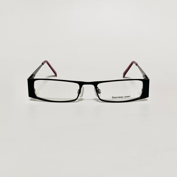 823 안경테 사각안경 빈티지안경 데드스탁 슬림 블랙 픽키