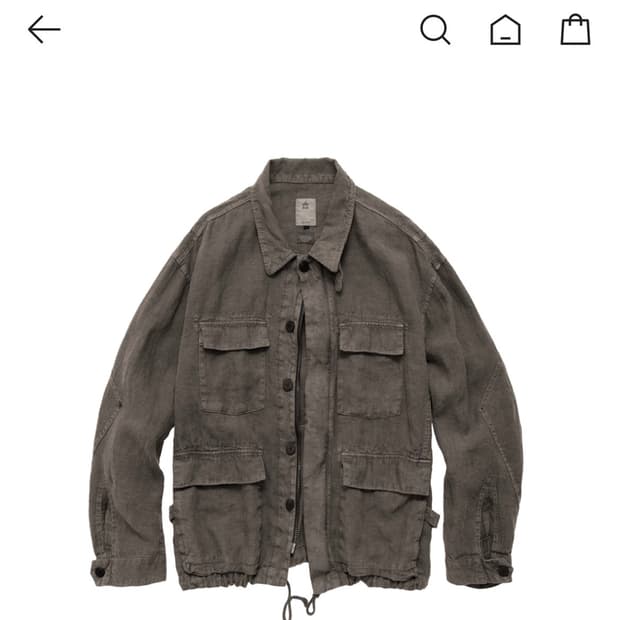 2)폴리테루 린넨 필드 자켓 베이지