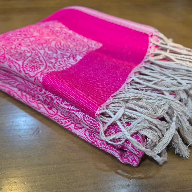 페이즐리 술 머플러