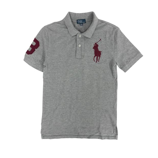 폴로 빅포니 그레이 반팔 카라티