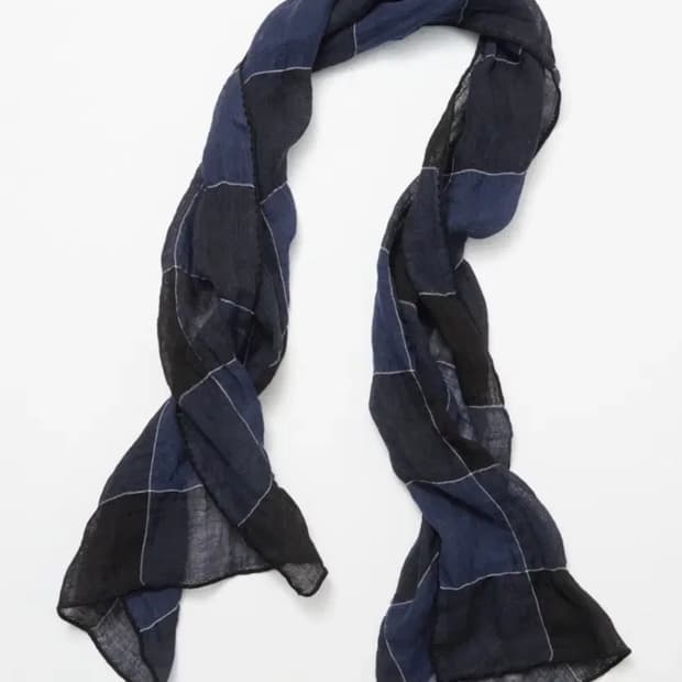 해칭룸 체크 머플러