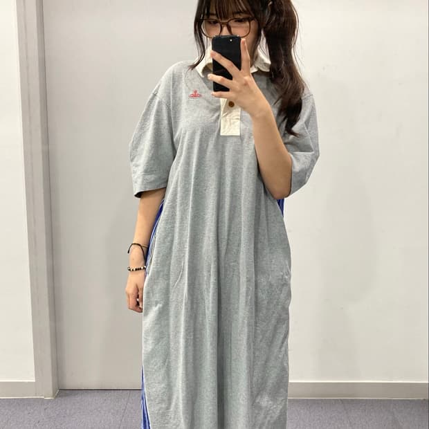 비비안웨스트우드 레드라벨 스트라이프 원피스