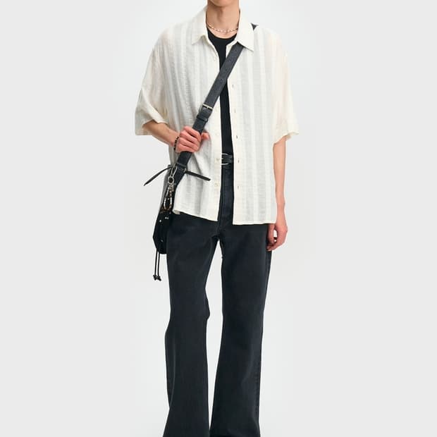 [W28/L30]벨리에 트루 플레어 워시드 블랙