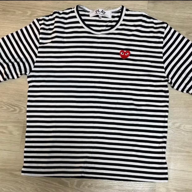 꼼데가르송 스트라이프 롱슬리브 xxL