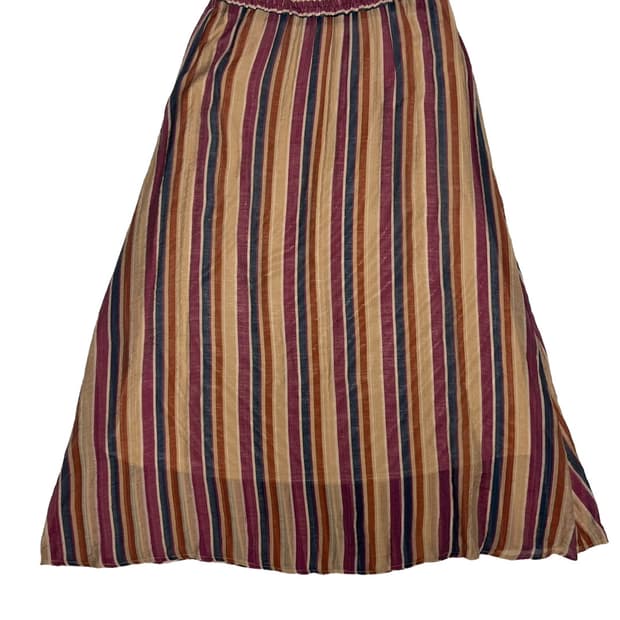 Stripe maxi skirt