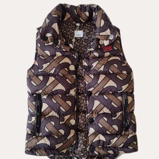 버버리 패딩 베스트 조끼