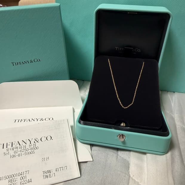 티파니앤코 18k 체인 목걸이