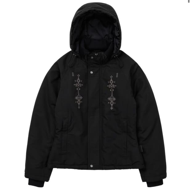 웰빙익스프레스 엠브로이더드 필드 파카 패딩