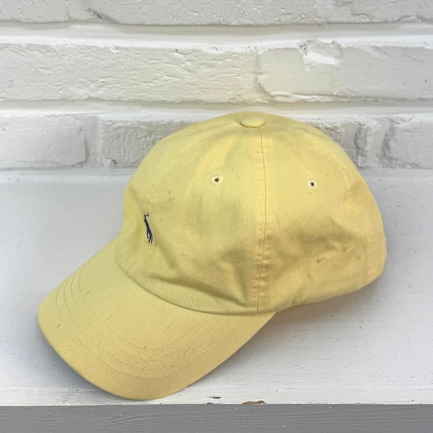 폴로 옐로우 볼캡