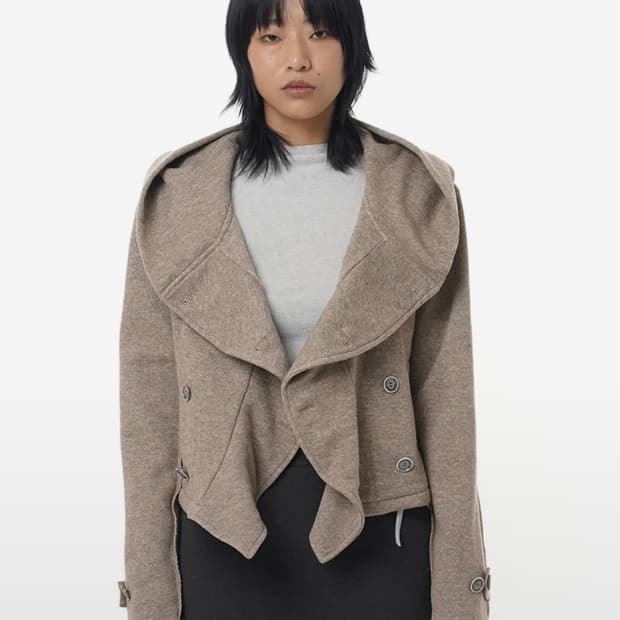 Tense Dance 버튼 후디 가디건 (새상품)