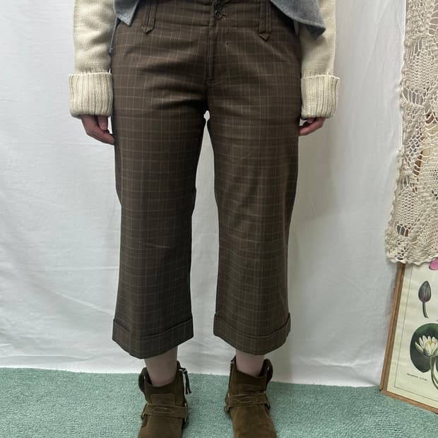 eddie bauer check pants