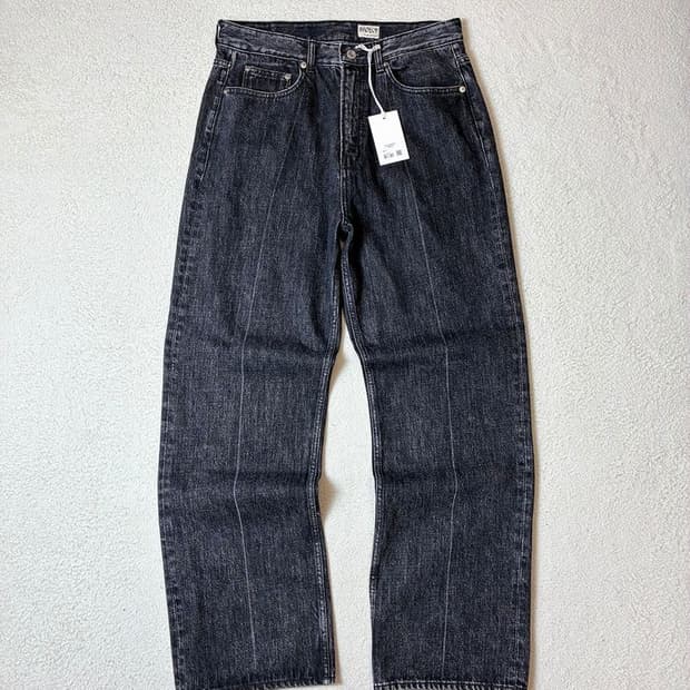 모드9 mod9 블랙 스타더스트 스트레이트 데님 팬츠 PN7655