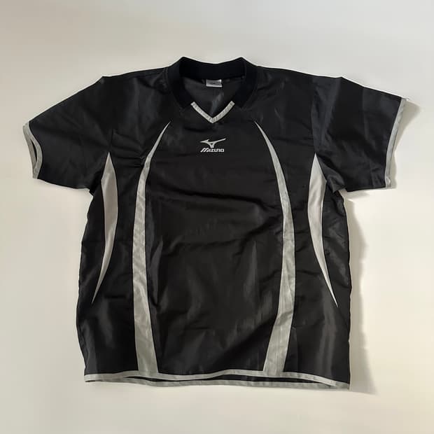 미즈노 mizuno 로고 반팔 웜업
