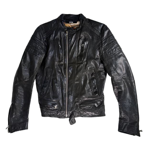 12f/w 시스템옴므 라이더 가죽자켓 100