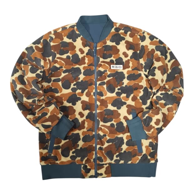 ✨ (바배) 컬럼비아 리버시블 카모 블루종 자켓