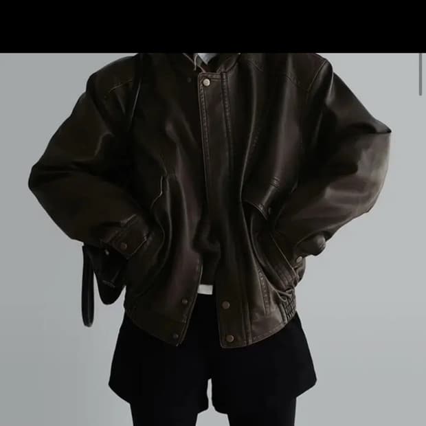 [라룸] 나스본딩레더블루종 브라운