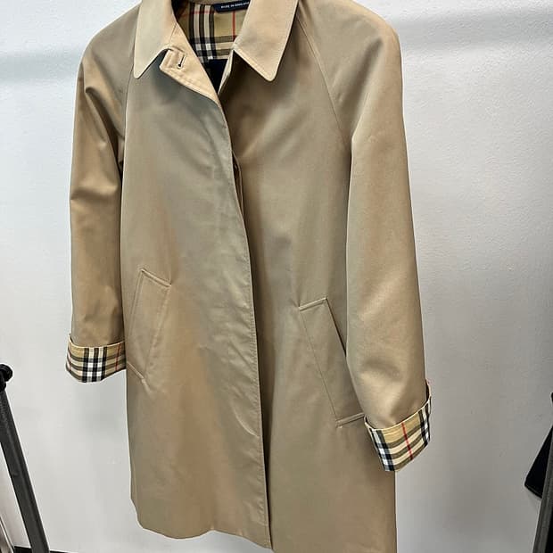 여) 버버리 개버딘 트렌치코트
