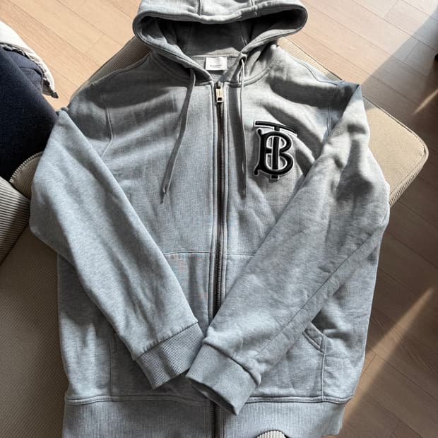 버버리 후드 집업