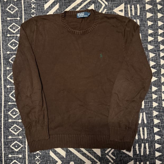 폴로 브라운 니트