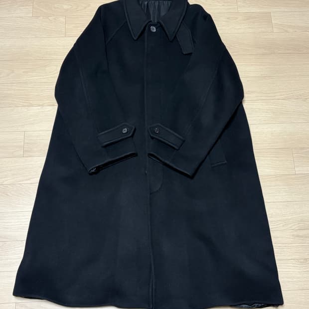 22FW 브라운야드 발마칸 코트 블랙5