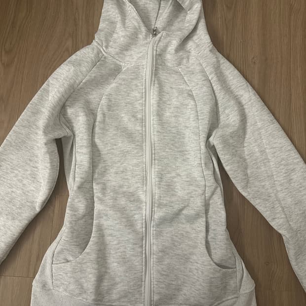 슬림핏 후드집업