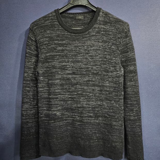 타임옴므 멜란지 블랙 남성 105 니트