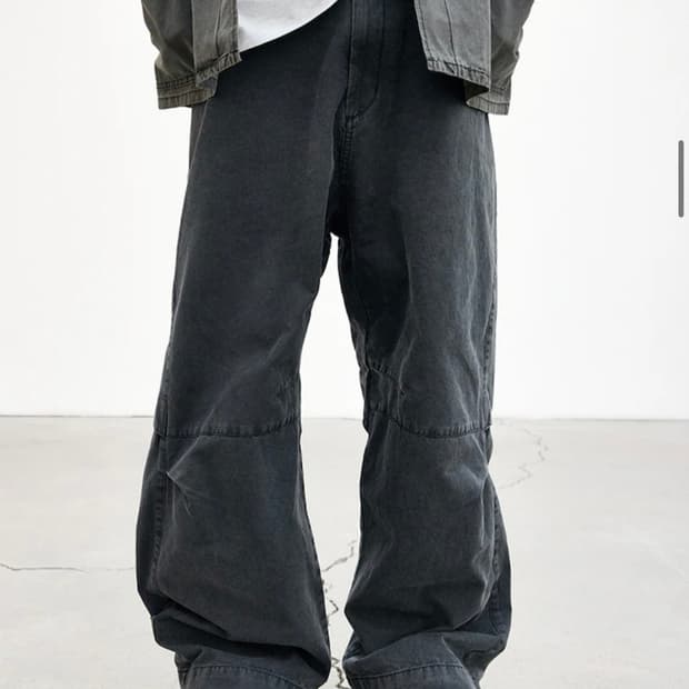 해칭룸 Wide Vented Pants - Charcoal S사이즈
