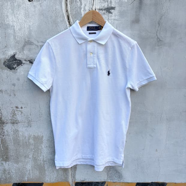 Polo 폴로 흰색 반팔 카라티