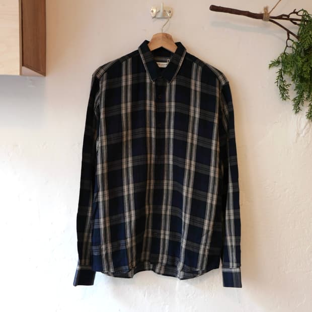 드리스 반 노튼 체크 셔츠