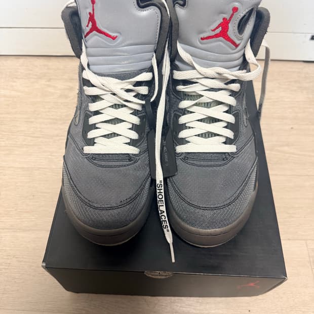 나이키 오프화이트 조던5 모슬린 280