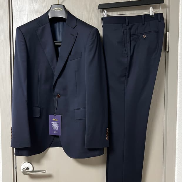 캠브리지 멤버스 남성 다크 네이비 정장