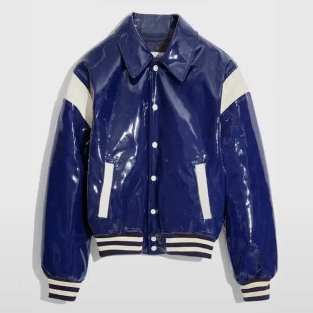 벌스데이수트 유광 바시티 블루 xl