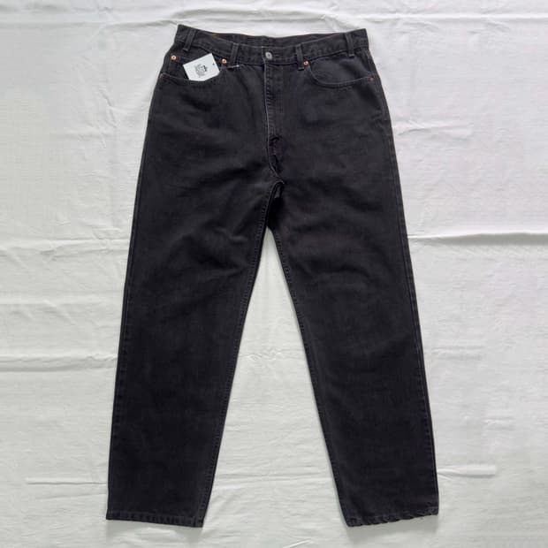 90s 리바이스 550 흑청 데님팬츠 W38 L32
