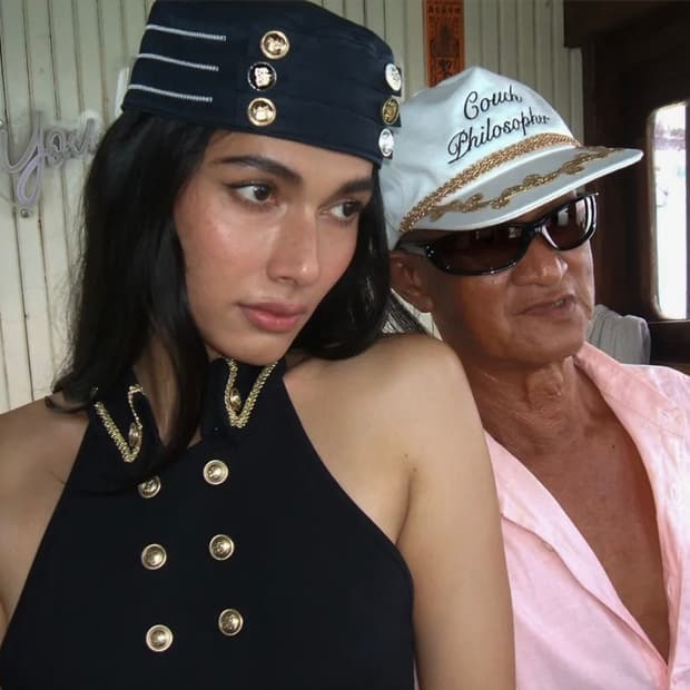 SCULPTOR 스컬프터 Marine Pillbox Hat Navy