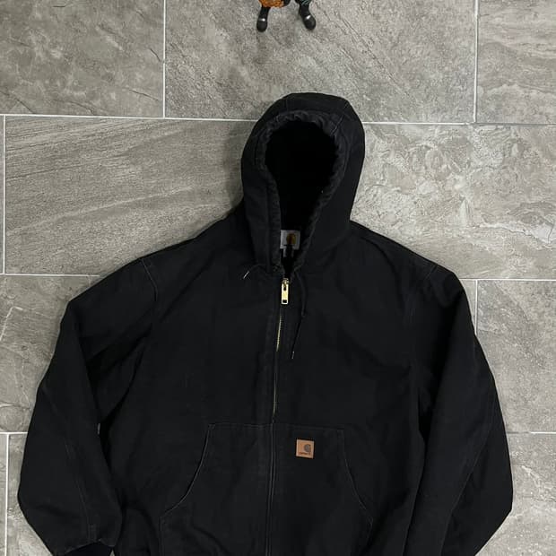 (XL) 칼하트 덕 액티브 후드자켓 J130 BLK 블랙