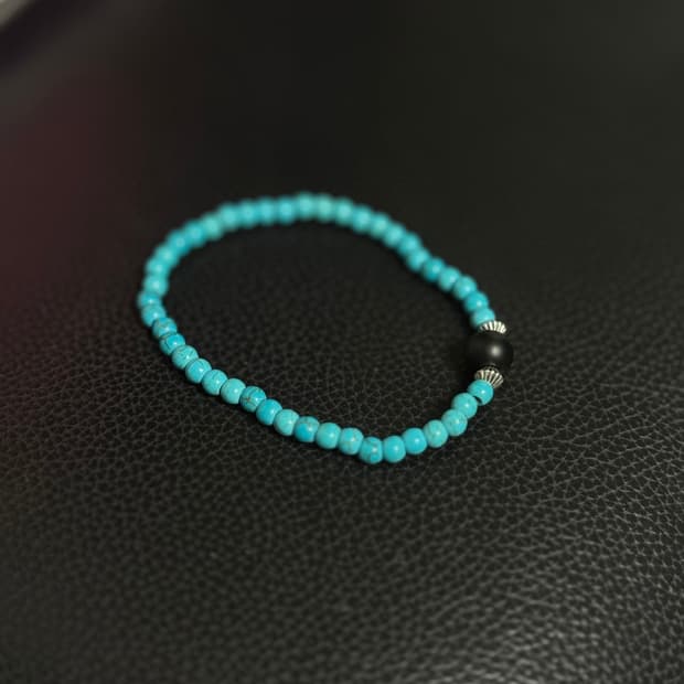 터키석 비즈 팔찌