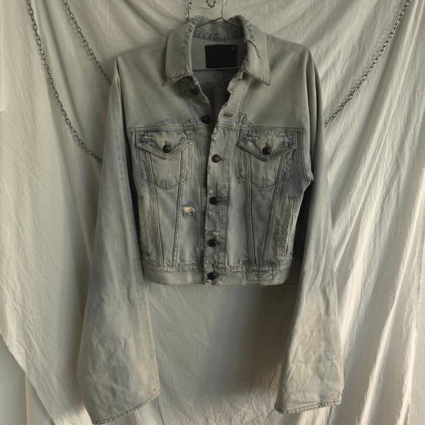 R13 디스트로이드 그런지 엑스트라 롱 슬리브 트러커