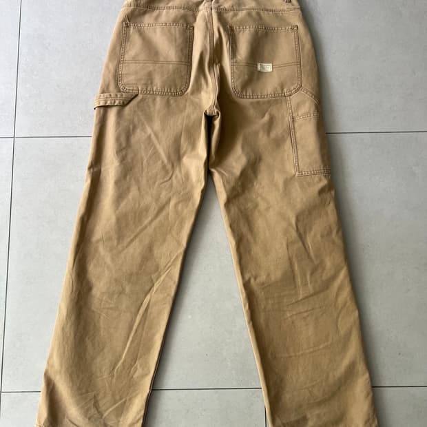 올드 갭 싱글니 카펜터 팬츠 베이지 34x32