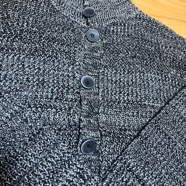 노이아고 하이넥 믹스 가디건