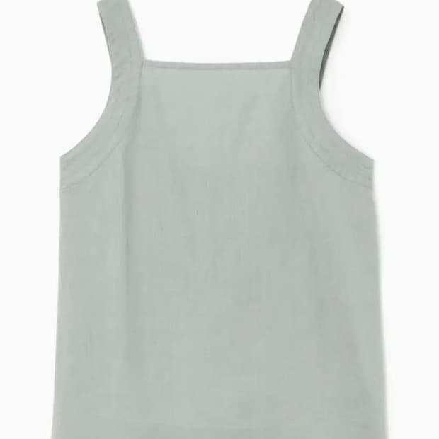 Cos 코스 타이 백 리넨 탑 32