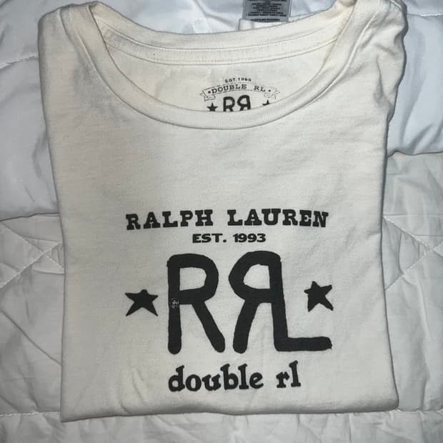더블알엘 rrl 로고티 판매
