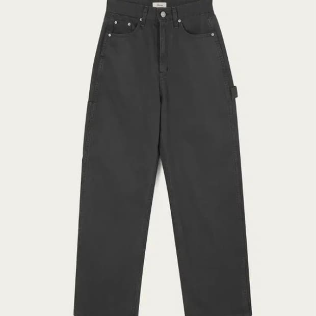 리본빛 코튼 카펜더팬츠 차콜 S