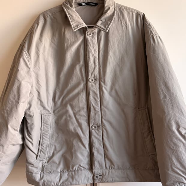 자라 하이테크 박시핏 패딩 자켓